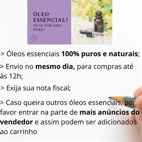 Kit 3 Óleos Essenciais Via Aroma Laranja Doce Lavanda E Melaleuca