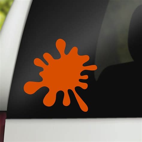 paint splatter decal etsy