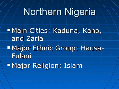 nigerias geography  ethnic groups