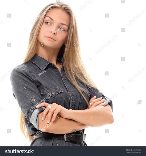 Beautiful Women Blonde Hair Portrait Cute Stock Photo 580489324 Shutterstock