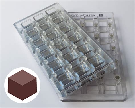 INVENT | Форма для шоколада поликарбонатная Куб 12 г| Купить Форма для ...