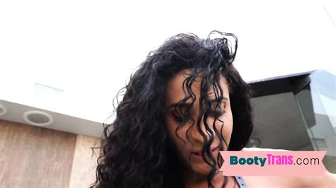 Pantyhose Ts Latina Gives Head And Rimmed Before Breeded Latina