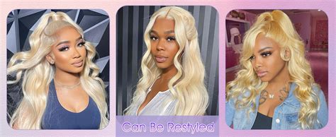 Amazon X Lace Front Wig Human Hair Density Inch Blonde Wig Human Hair HD