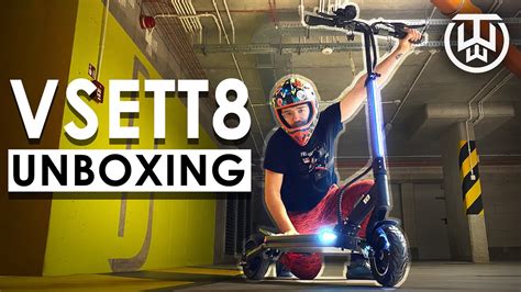 Vsett Electric Scooter Unboxing Youtube