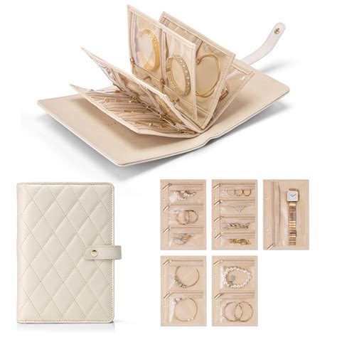 Vlando Teacher Gifts for Women,Travel Jewelry Organizer Case,Jewelry