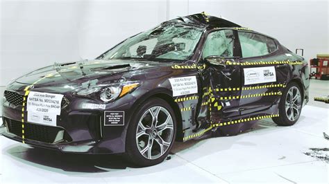 2020 Kia Stinger Crash Tests Front Side Side Pole Youtube