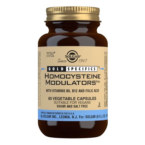 SOLGAR GS HOMOCYSTEINE MODULATORS(60)CÁPS.VEGETALES