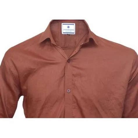 Collar Neck Casual Wear Mens Full Sleeve Cotton Shirt At Rs 220 In Delhi