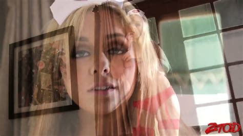 Sexy Blonde Nurse BBC Madelyn Monroe