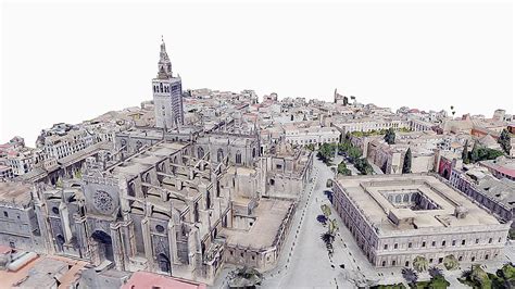 Seville Cathedralgiraldapalacescanmap 3d Model By Sensiet