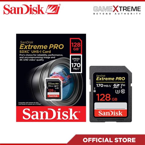 Sandisk Extreme Pro Sdsdxxy Gb Uhs I Sdxc Memory Card Speed Up To