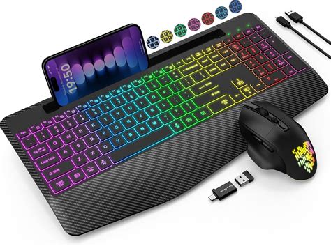 Amazon Sablute Wireless Keyboard And Mouse Combo Backlit