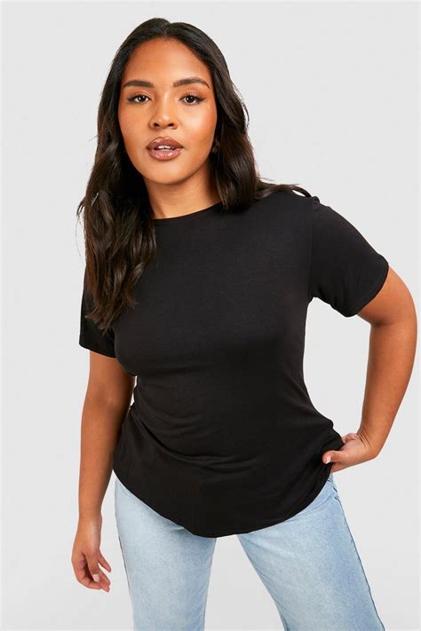 Plus Size T Shirts Womens Plus Size T Shirts Boohoo Uk