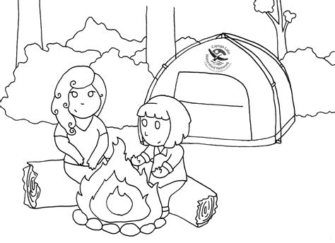 Dessins De Coloriage Camping Imprimer Sur Laguerche Page