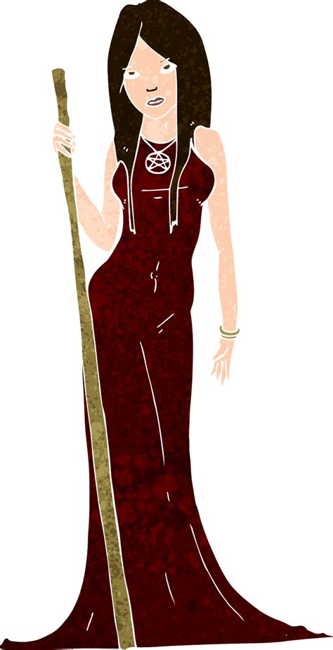 Cartoon Sorceress Drawing 46875594 Png