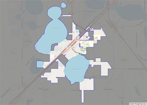 Map Of Eagle Lake City Florida