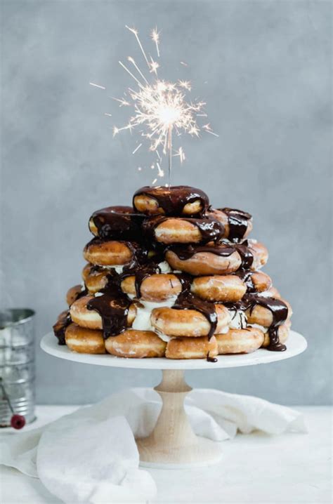 11 Unique Donut Cakes to Level Up Your Birthday - Let's Eat Cake