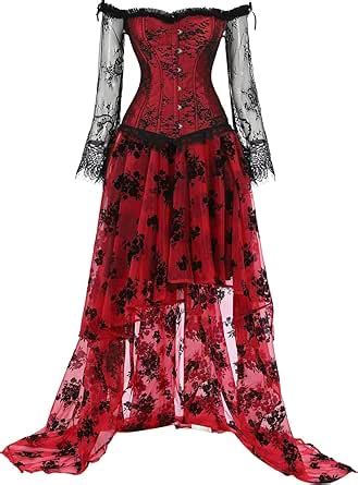 Conjunto Feminino De Renda Vintage Estilo Saia Sexy G Tico Cosplay Malha Midi Lingerie Calcinha