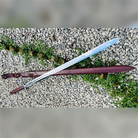 48″ Custom Hand Forged Longsword Two Handed Viking Sword