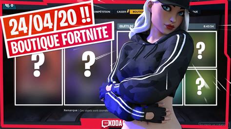 🌐 Boutique Fortnite Du 24 Avril 2020 Youtube