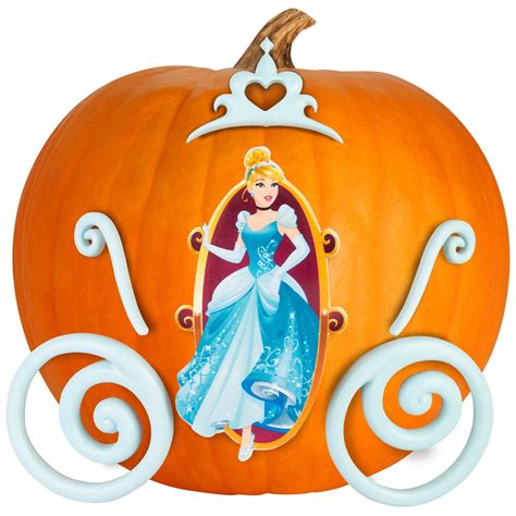Princess Crown Pumpkin Template