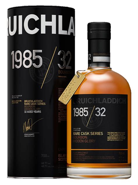 Bruichladdich 1985 Hidden Glory 32 Year Old Islay Single Malt Scotch W