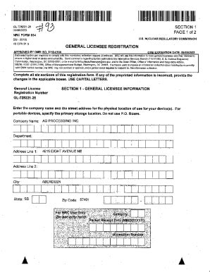 Fillable Online Gl Registration From Ag Processing Inc Fax Email Print