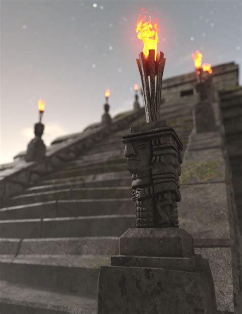 Aztec Pyramids 1 | Daz 3D