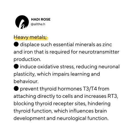 HEAVY METALS & KIDS BEHAVIOUR — ALL THE H