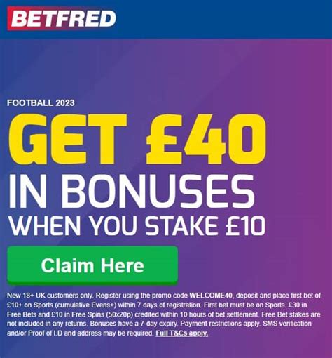 Betfred Sign Up Offer Promo Codes 50 Welcome Bonus