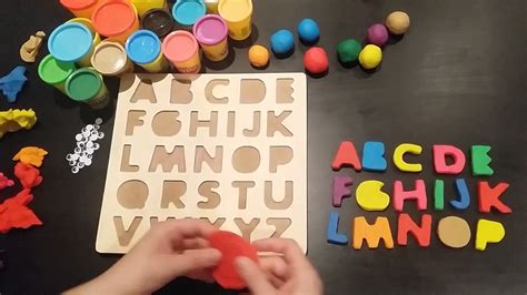 Lets Learn The Alphabetplay Doh Abc Youtube