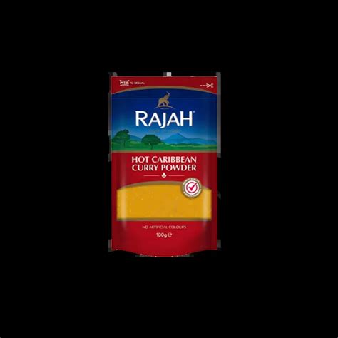 Rajah Hot Caribbean Curry Powder 100g Eden Fresh