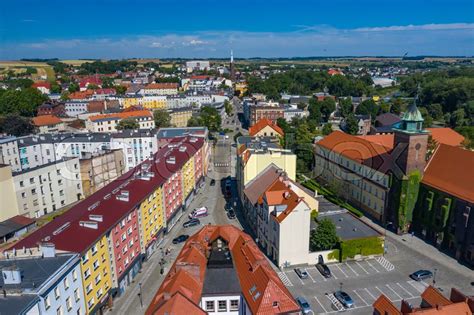 raciborz poland aerial view  main stock image colourbox