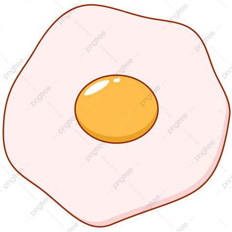 Cartoon Fried Eggs Png Transparent Cute Fried Egg Food Cartoon Cute