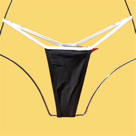 Piece Brazilian Thong Bikini Bottom Depop
