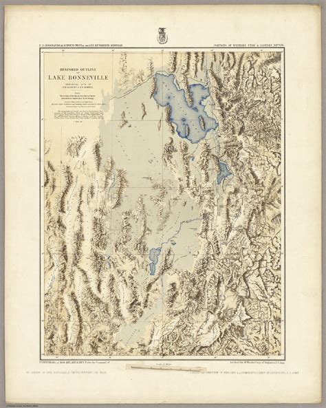 Restored Outline Of Lake Bonneville ... Portions Of Western Utah ...