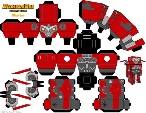 Official Bumblebee Movie Papercraft Models And Bumblebee Files With