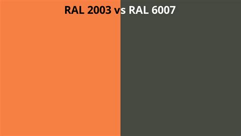 Ral 2003 Vs 6007 Ral Colour Chart Uk