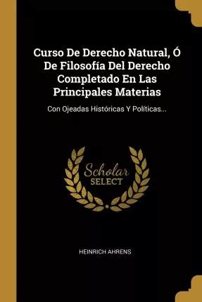 Libro Curso De Derecho Natural De Filosof A Del Derecho Cuotas