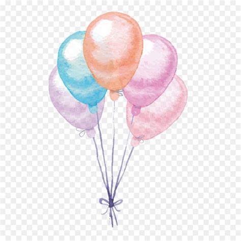 Watercolor Balloons At Getdrawings Free Download