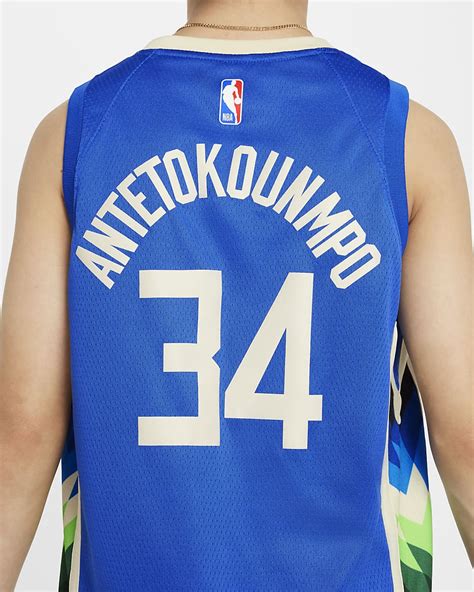 Dres Nike Dri Fit Nba Swingman Janis Adetokunbo Milwaukee Bucks City