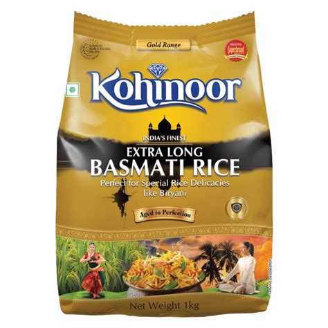 Kohinoor Extra Long Gold Basmati Rice 1kg Amazon Pantry