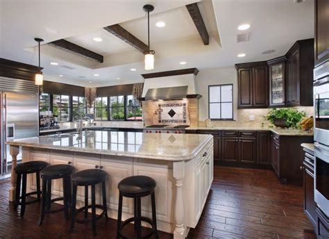 Dark Floors With Dark Kitchen Cabinets