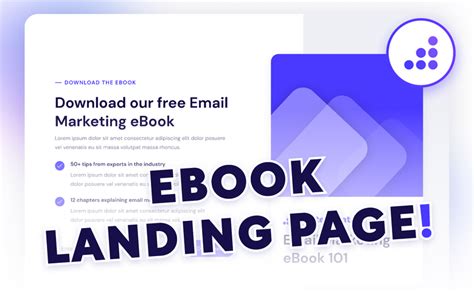 Ebook Landing Page Website Template Brix Templates Figma