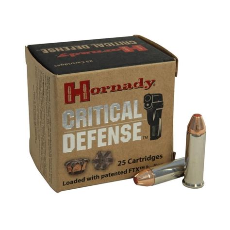 Hornady Critical Defense Acp Grain Ftx Centerfire Pistol