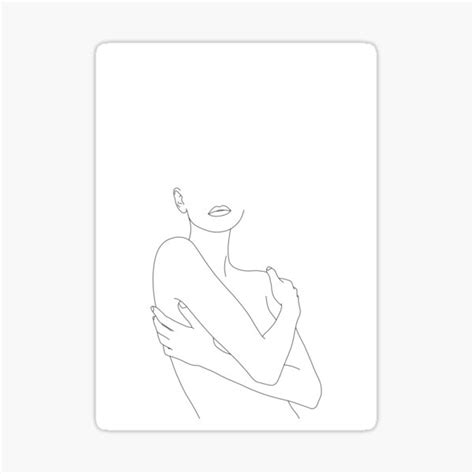 Nude Figure Illustration Pia Sticker For Sale By TheColourStudy