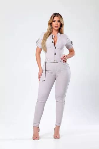 Macacão Feminino Nude Rhero Modela Bumbum Bojo Parcelamento sem juros