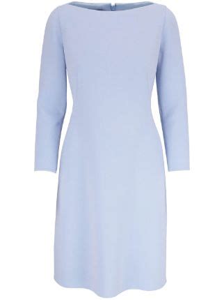 Akris Boat Neck Midi Dress Farfetch