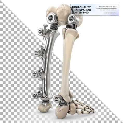 External fixators stabilize bone fractures externally on transparent