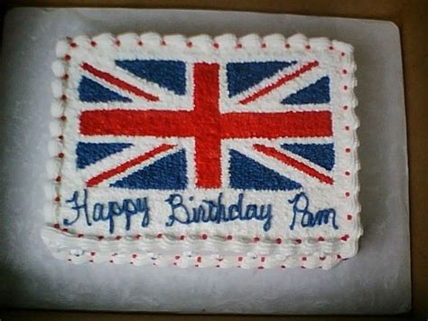 union jack flag birthday cake cakecentralcom